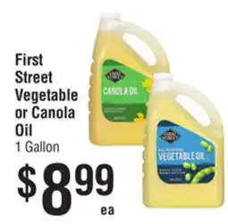 Smart & Final First Street Vegetable or Canola Oil offer