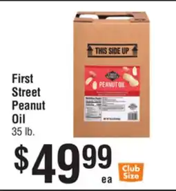 Smart & Final First Street Peanut Oil offer