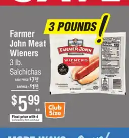 Smart & Final Farmer John Meat Wieners offer