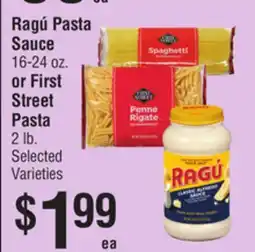 Smart & Final Ragú Pasta Sauce or First Street Pasta offer