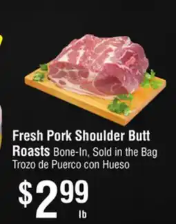 Smart & Final Fresh Pork Shoulder Butt Roasts offer