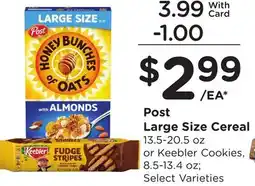 Ralphs Post Large Size Cereal offer