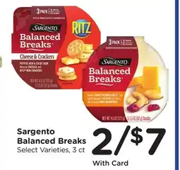 Ralphs Sargento Balanced Breaks offer