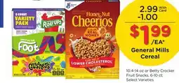 Ralphs General Mills Cereal offer