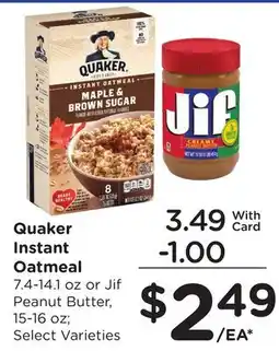Ralphs Quaker Instant Oatmeal offer