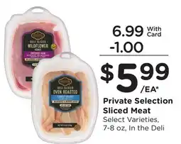 Ralphs Private Selection Sliced Meat offer