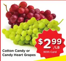 Ralphs Cotton Candy or Candy Heart Grapes offer