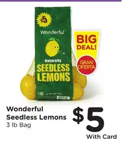 Ralphs Wonderful Seedless Lemons offer