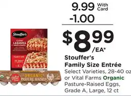 Ralphs Stouffer's Family Size Entrée offer