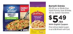 Ralphs Bertolli Entrée offer