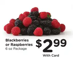 Ralphs Blackberries or Raspberries offer