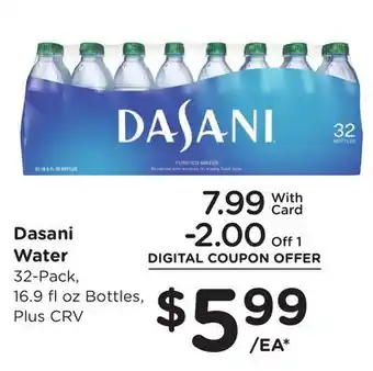 Ralphs Dasani Water offer