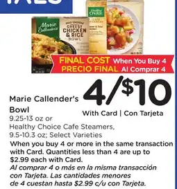 Ralphs Marie Callender's Bowl offer