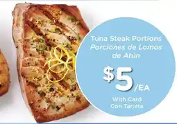 Ralphs Tuna Steak Portions offer
