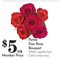 Pavilions Petite Duo Rose Bouquet offer