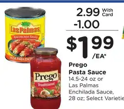 Ralphs Prego Pasta Sauce offer
