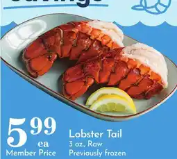 Pavilions Lobster Tail offer