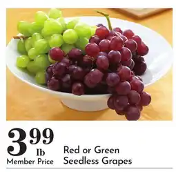 Pavilions Red or Green Seedless Grapes offer