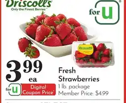 Pavilions Fresh Strawberries offer