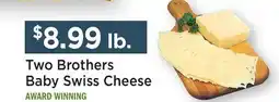 Heinen's Two Brothers Baby Swiss Cheese offer