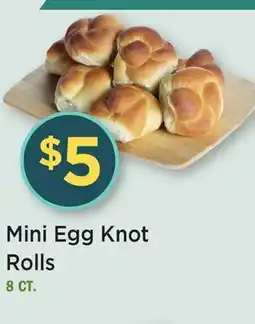 Heinen's Mini Egg Knot Rolls offer