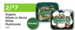 Heinen's Organic Whole or Sliced White Mushrooms offer