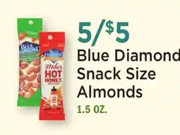 Heinen's Blue Diamond Snack Size Almonds offer