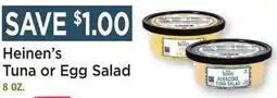Heinen's Heinen's Tuna or Egg Salad offer