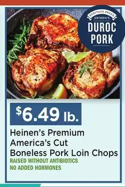 Heinen's Heinen's Premium America's Cut Boneless Pork Loin Chops offer