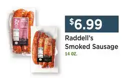 Heinen's Raddell's Smoked Sausage offer