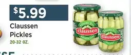 Heinen's Claussen Pickles offer