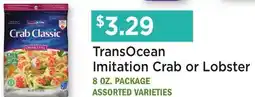Heinen's TransOcean Imitation Crab or Lobster offer