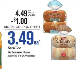 Mariano's Sara Lee Artesano Buns offer