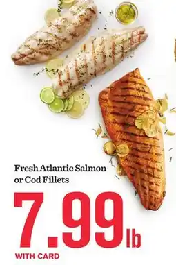 Mariano's Fresh Atlantic Salmon or Cod Fillets offer