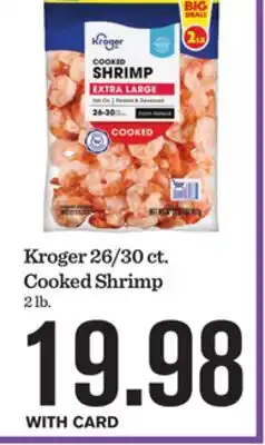 Mariano's Kroger 26/30 ct. Cooked Shrimp offer
