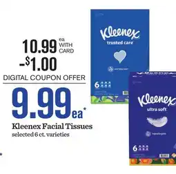 Mariano's Kleenex Facial Tissues offer