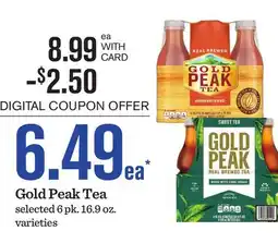 Mariano's Gold Peak Tea offer
