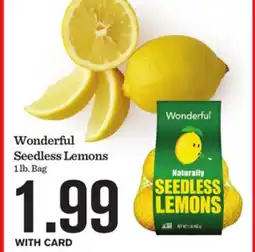 Mariano's Wonderful Seedless Lemons offer