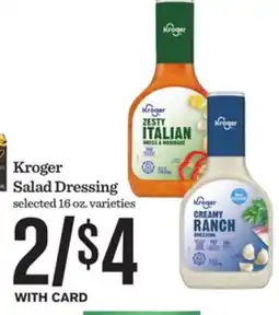 Mariano's Kroger Salad Dressing offer