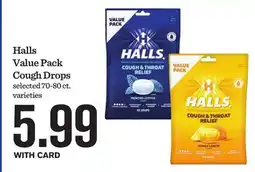 Mariano's Halls Value Pack Cough Drops offer