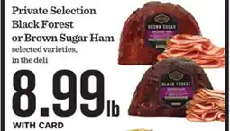 Mariano's Private Selection Black Forest or Brown Sugar Ham offer
