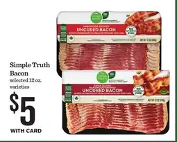 Mariano's Simple Truth Bacon offer
