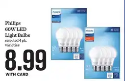 Mariano's Philips 60W LED Light Bulbs offer