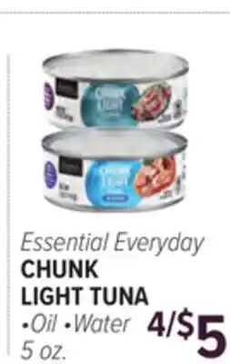 Cermak Fresh Market Essential Everyday CHUNK LIGHT TUNA offer
