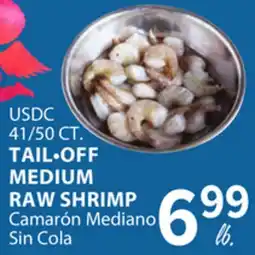 Cermak Fresh Market USDC 41/50 CT. TAIL•OFF MEDIUM RAW SHRIMP offer
