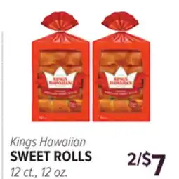 Cermak Fresh Market Kings Hawaiian SWEET ROLLS offer