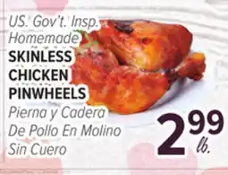 Cermak Fresh Market US. Gov't. Insp. Homemade SKINLESS CHICKEN PINWHEELS offer
