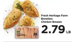 Food 4 Less Fresh Heritage Farm Boneless Chicken Breasts offer