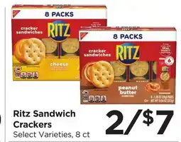 Food 4 Less Ritz Sandwich Crackers offer
