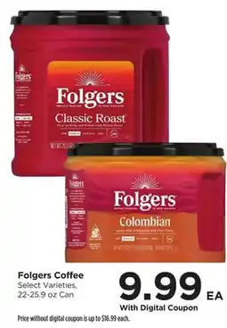 Food 4 Less Folgers Coffee offer